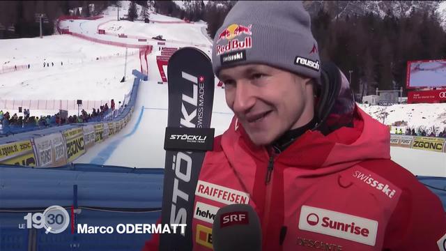 Marco Odermatt, le Suisse remporte le premier des deux Super-G prévus ce week-end à Cortina d’Ampezzo