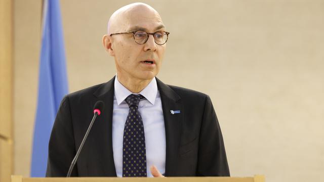 Le Haut-Commissaire de l'ONU aux droits de l'homme Volker Türk. [Keystone - Salvatore Di Nolf]