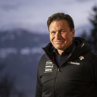 Urs Lehmann, président de Swiss-Ski, le 24 février 2023. [Keystone - Alessandro della Valle]