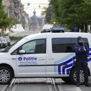 Le suspect présumé de l'attentat de Bruxelles a été abattu lors de son interpellation. [Keystone - AP Photo/Martin Meissner]
