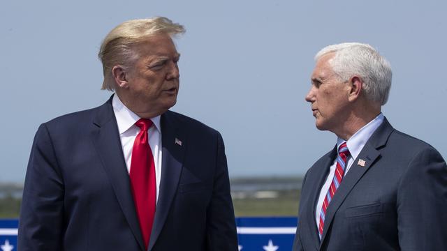 Donald Trump et Mike Pence en mai 2020. [Keystone/AP - Alex Brandon]