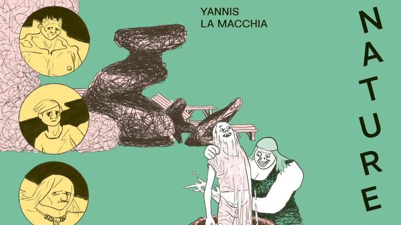 La couverture de la bande dessinée "Naturellement" de Yannis La Macchia. [Atrabile]