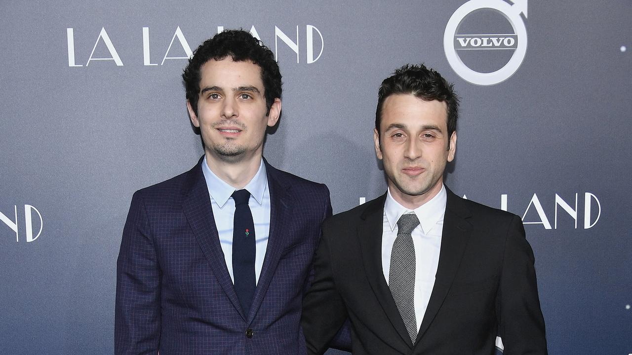 Damien Chazelle (à gauche) et Justin Hurwitz, un duo cinéaste-compositeur qui cartonne. [Getty Images via AFP - Mike Windle]