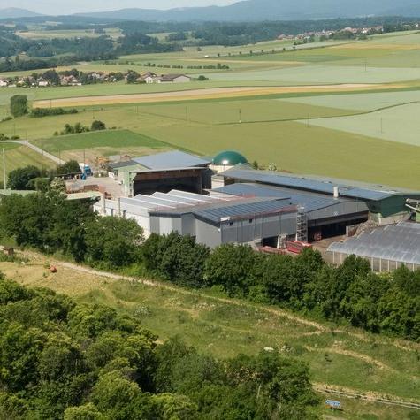À Lavigny, le site Ecorecylage transforme les déchets alimentaires en biogaz et compost. [ecorecyclage.ch - DR]