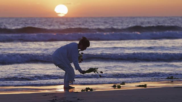 A Iwaki, les 12 ans de la catastrophe de Fukushima sont dans toutes les mémoires. [Keystone/Kyodo News - Takuto Kaneko]