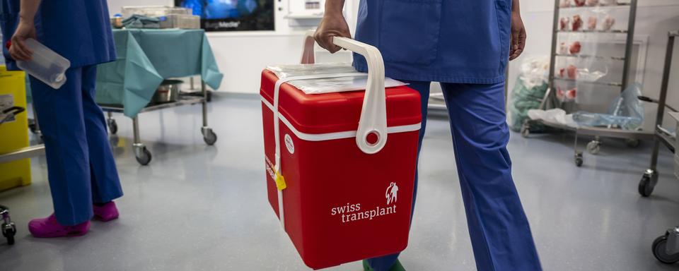 Swisstransplant alerte sur le manque d'organes disponibles en Suisse. [Keystone - Martial Trezzini]