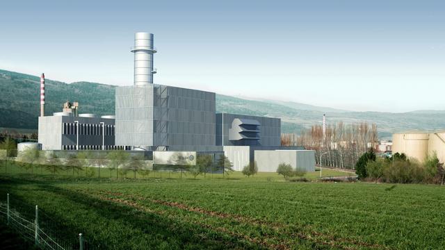 La centrale à gaz de Cornaux (NE) [KEYSTONE - GROUPE E]