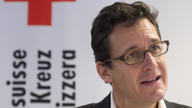 Le départ annoncé de Markus Mader, directeur de la Croix-Rouge Suisse, cache une crise beaucoup plus profonde. [Keystone - Lukas Lehmann]