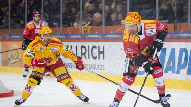 Face à Bienne, Christopher DiDomenico a ouvert le score pour mener Berne à la victoire. [Claudio De Capitani]