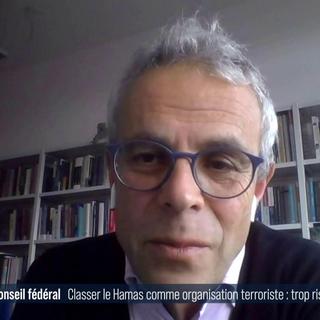 Laurent Goetschel, directeur de l’ONG Swisspeace et professeur de science politique à l’Université de Bâle, dans Forum le 16 novembre 2023.