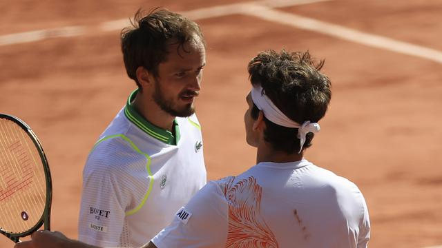 L'un des favoris du tournoi de Roland Garros, Daniil Medvedev, a été éliminé. [AP Photo/Keystone - Aurelien Morissard]