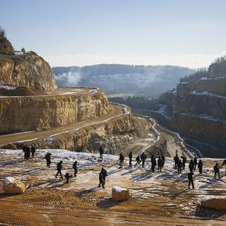 Contre-projet du Conseil d'Etat vaudois à l'initiative "Sauvons le Mormont". [Keystone - Valentin Flauraud]