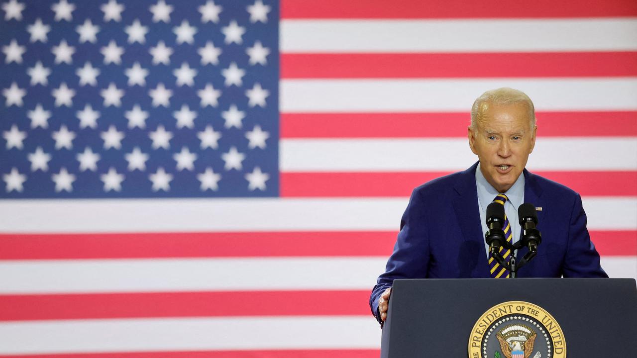 Joe Biden s'est dit fier d'annoncer la destruction des derniers stocks d'armes chimiques américains. [reuters - Jonathan Ernst]