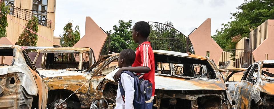 Une émissaire américaine a rencontré les putschistes nigériens. [AFP]