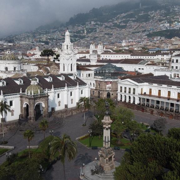La Plaza Grande à Quito, Equateur. [AFP - Rodrigo Buendia]