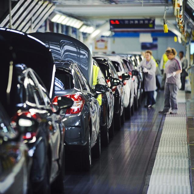 Citroën lance son nouveau modèle de voiture électrique à 22 mille francs (ici, l'usine Citroën de Sausheim). [AFP - Sébastien Bozon]