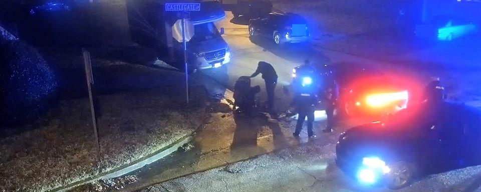 La police a rendu publique la vidéo de l'arrestation brutale de Tyre Nichols. [Memphis Police Department/reuters - Memphis Police Department]