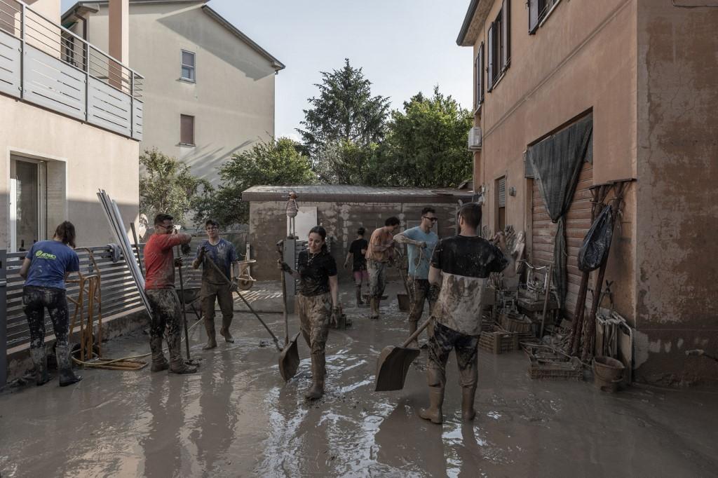 Des intempéries en Italie ont provoqué de graves inondations et d'importants dégâts en mai 2023. [afp - Anadolu Agency]