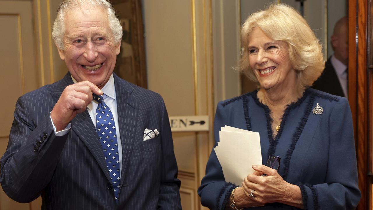 Charles III et Camilla à Clarence House, à Londres, le 23.02.2023. [Pool/AP/Keystone - Chris Jackson]