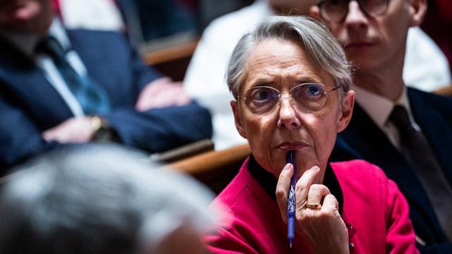 La première ministre Française Elisabeth Borne à l'Assemblée Nationale le 5 avril 2023. [afp - Xose Bouzas / Hans Lucas]