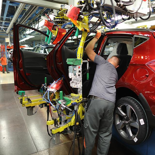 Une usine Ford en Allemagne. [Keystone - DPA/Oliver Berg]