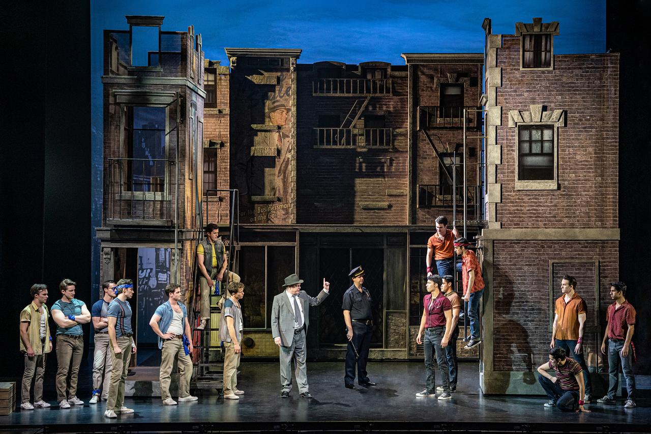 Une photo du spectacle "West Side Story". [DR - Johan Persson]