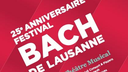 L'affiche du 25e Festival Bach de Lausanne. [DR]