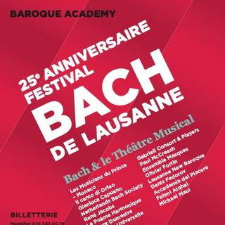 L'affiche du 25e Festival Bach de Lausanne. [DR]