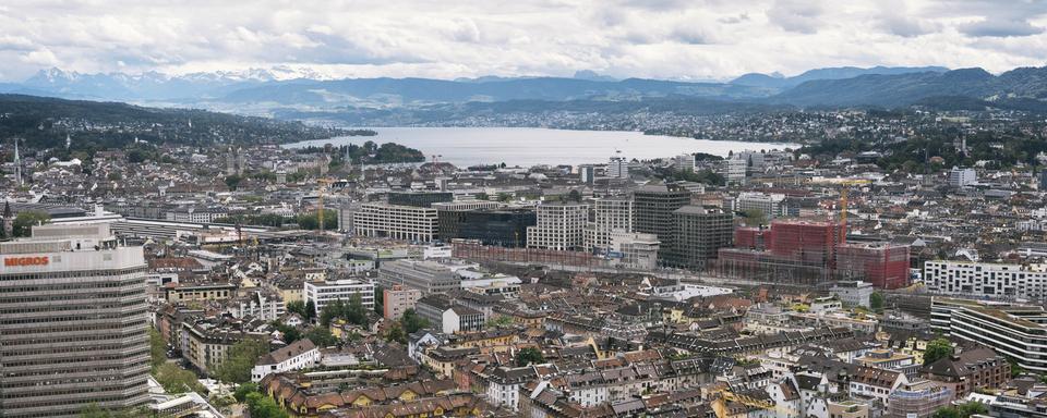 La ville de Zurich, ici le 30 mai 2016. [Keystone - Christian Beutler]