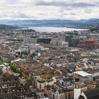 La ville de Zurich, ici le 30 mai 2016. [Keystone - Christian Beutler]