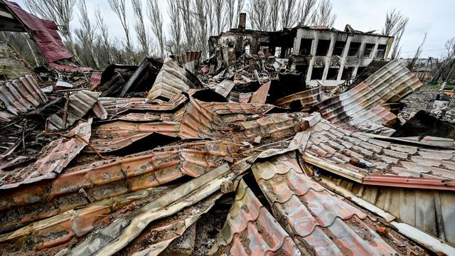 La ville ukrainienne d'Orikhiv a été détruite par les combats entre russes et ukrainiens. [NurPhoto via afp - Dmytro Smolienko]