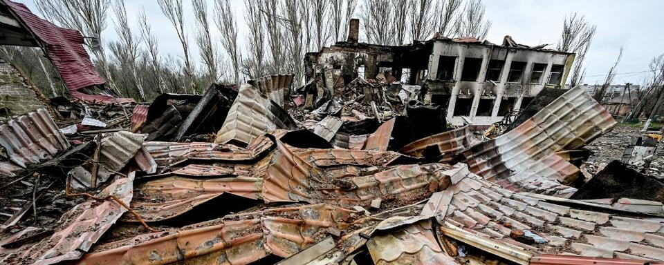 La ville ukrainienne d'Orikhiv a été détruite par les combats entre russes et ukrainiens. [NurPhoto via afp - Dmytro Smolienko]