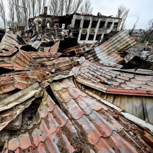 La ville ukrainienne d'Orikhiv a été détruite par les combats entre russes et ukrainiens. [NurPhoto via afp - Dmytro Smolienko]