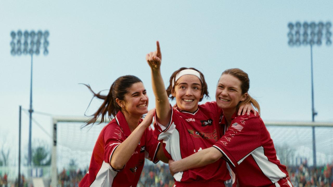 Une scène du film "Marinette", biopic sur la vie de la footballeuse Marinette Pichon avec Garance Marillier dans le rôle principal. [The Jokers]