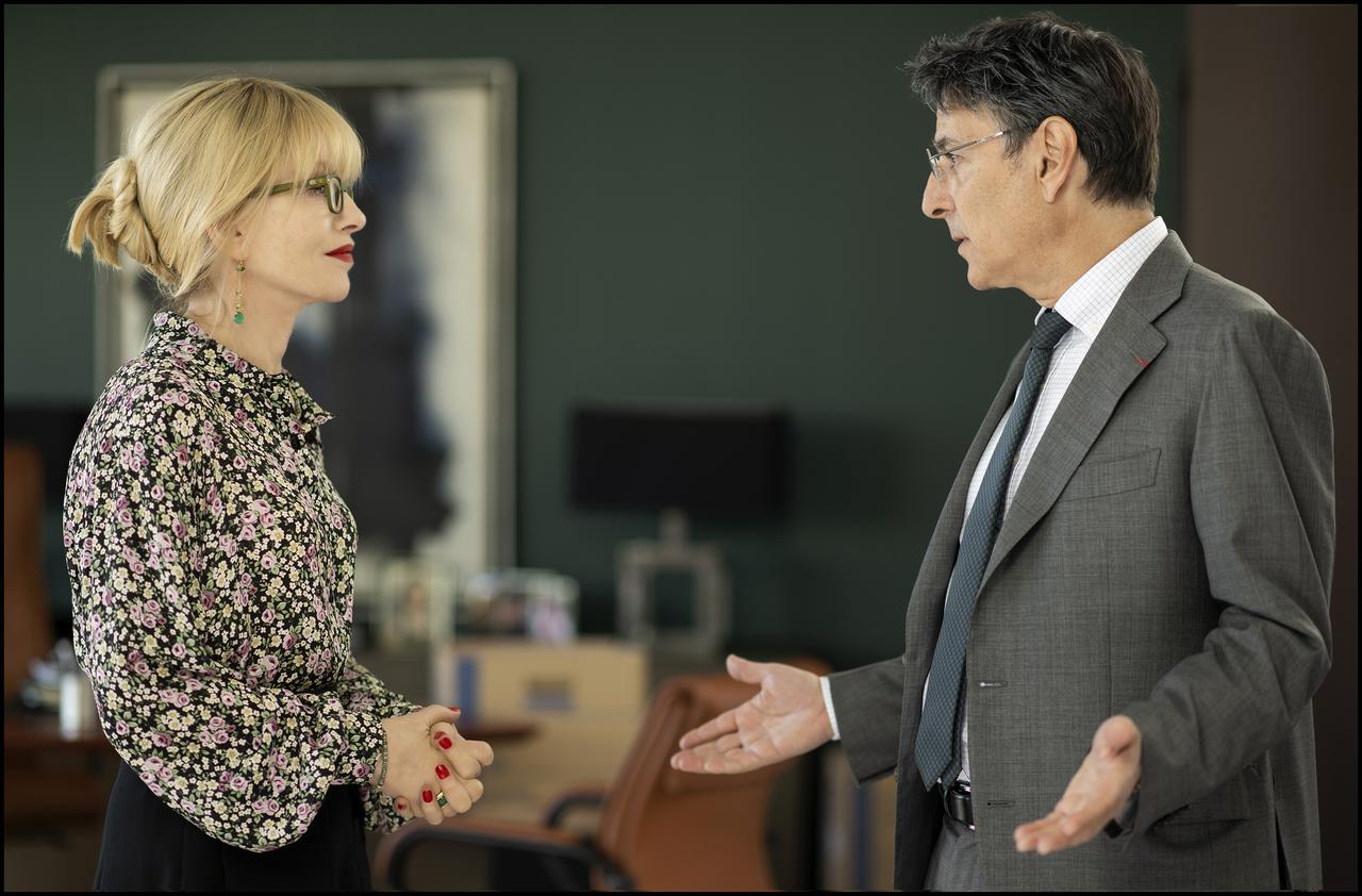 Isabelle Huppert et Yvan Attal  dans "La syndicaliste" de Jean-Paul Salomé. [Le Bureau Films - Guy Ferrandis]