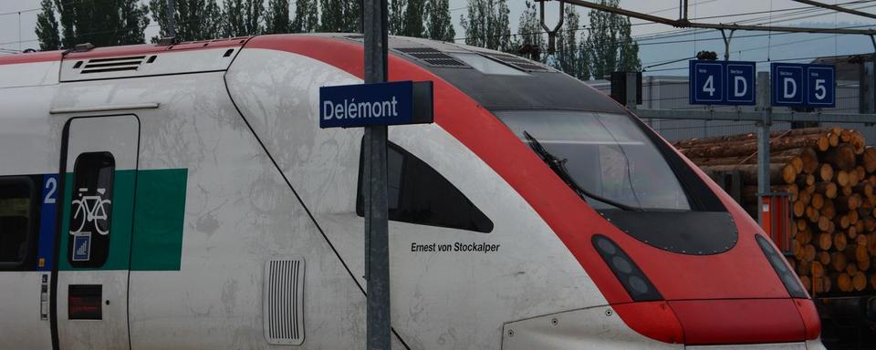 La gare de Delémont. [RTS - GAËL KLEIN]