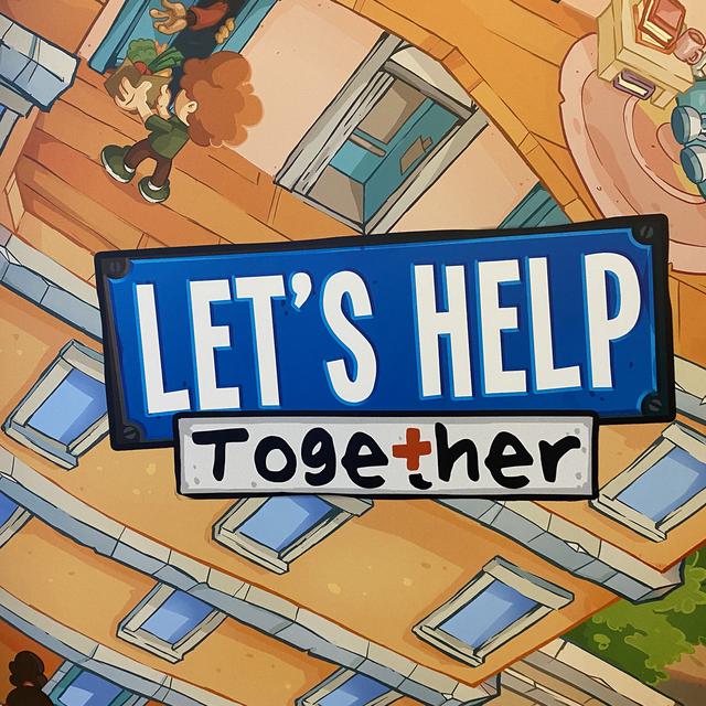 Le visuel du jeu vidéo "Let's Help Together", un jeu de la Croix-Rouge vaudoise en parternariat avec Digital Kingdom. [Digital Kingdom - Croix-Rouge vaudoise]