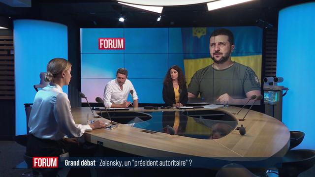 Le grand débat - Volodimir Zelensky, un président autoritaire? [RTS]