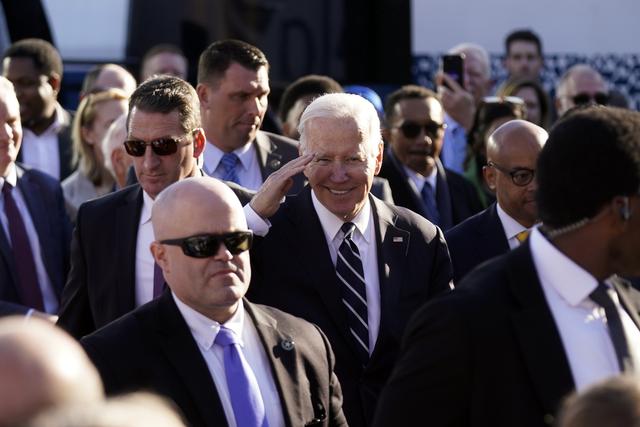 Le président américain Joe Biden, le 30 janvier 2023, à Baltimore. [KEYSTONE - ANDREW HARNIK]