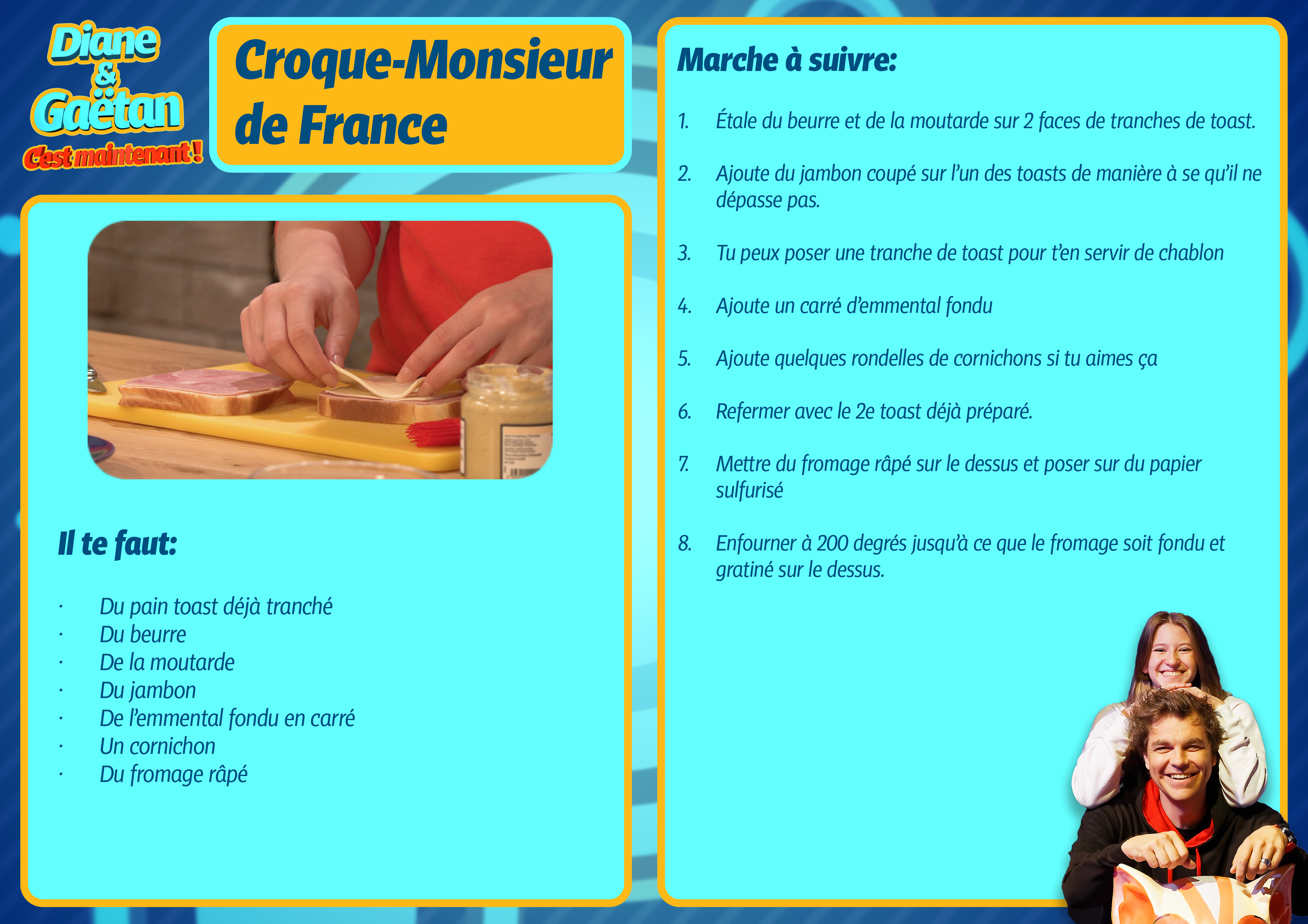 Le Croque-Monsieur de France [RTS]