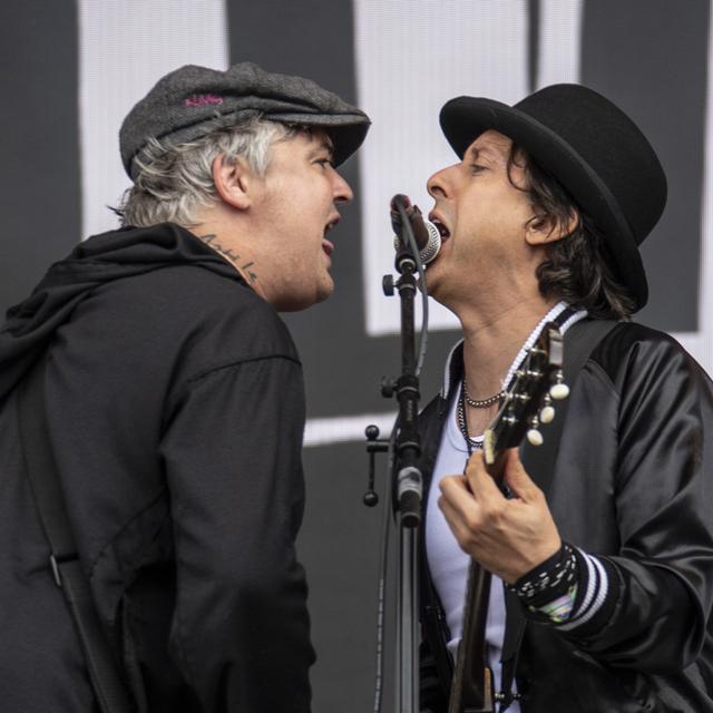 Le duo Pete Doherty et Carl Barat. [Keystone - ©Joel C Ryan / Invision / AP]