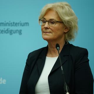 En Allemagne, la ministre de la Défense Christine Lambrecht annonce sa démission. [EPA - Clemens Bilan]