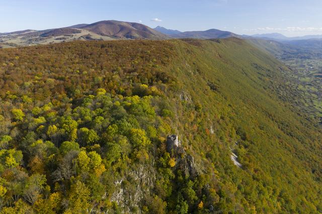 L'automne dans un massif boisé de Bosnie-Herzégovine. [AFP - Dennis Schmelz]