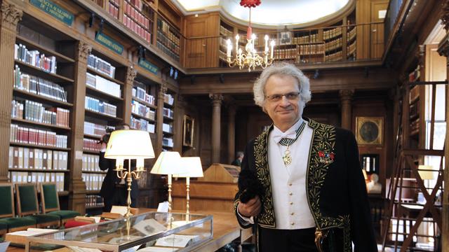 L'écrivain franco-libanais Amin Maalouf élu pour diriger l'Académie française. [AFP - FRANCOIS GUILLOT]