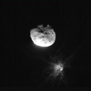 Image de l’astéroïde Dimorphos. [AFP - Handout/ASI/NASA]