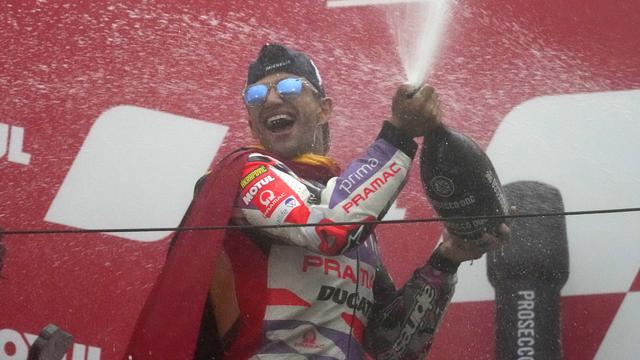 Jorge Martin a fait carton plein ce week-end au Japon. [Keystone - Shuji Kajiyam]