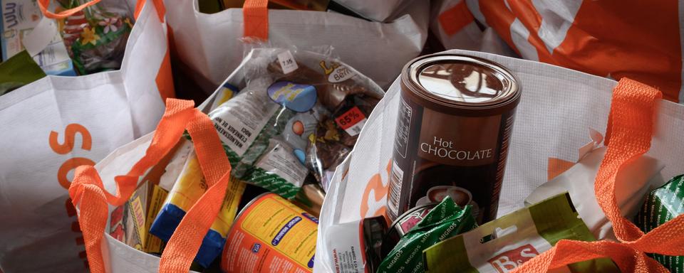 Aide alimentaire en Suisse. [AFP - Fabrice Coffrini]