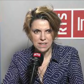 Francoise-Marie Santucci, journaliste, ex-rédactrice en chef du magazine "Elle". [RTS - RTS]