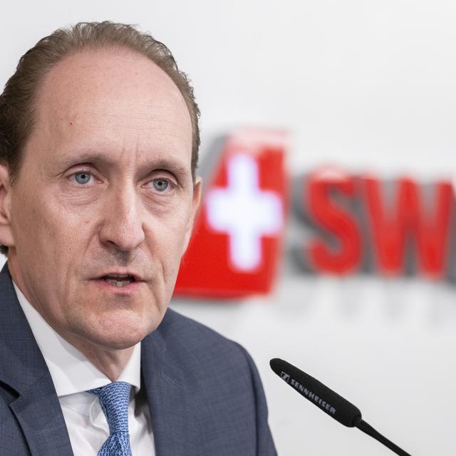 Dieter Vranckx, directeur général de Swiss. [Keystone - Ennio Leanza]