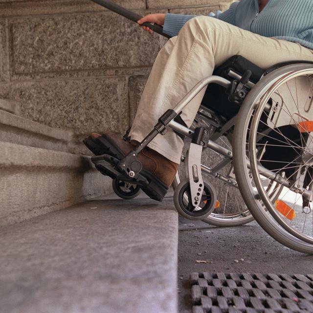Une initiative lancée pour une meilleure inclusion des personnes handicapées. [Keystone - Gaëtan Bally]